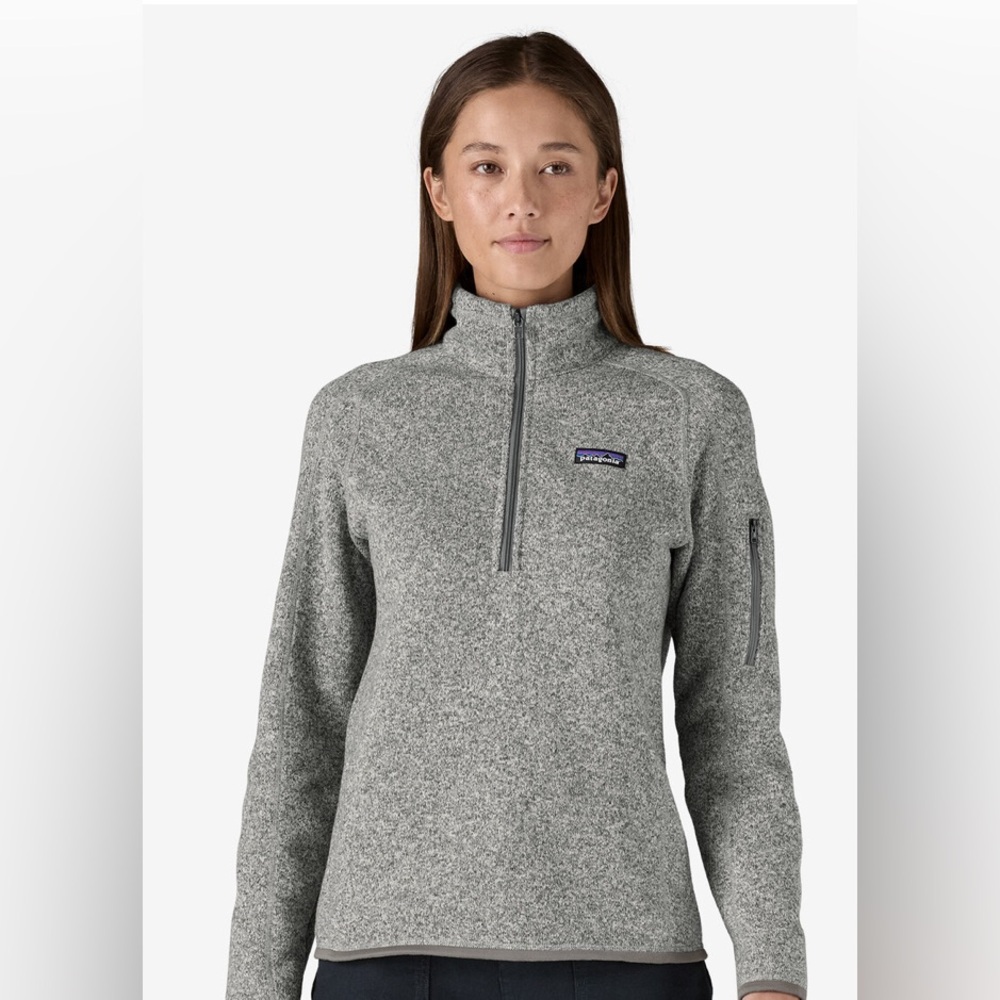 Grey patagonia quarter zip